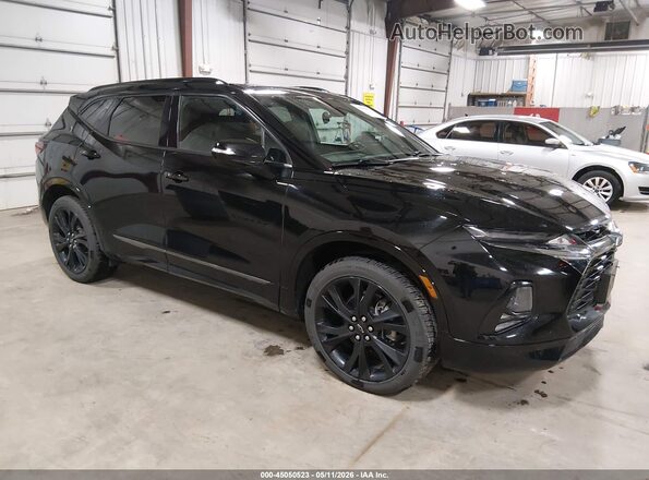 3GNKBKRS8NS152828 2022 CHEVROLET BLAZER Черный Передняя правая четверть