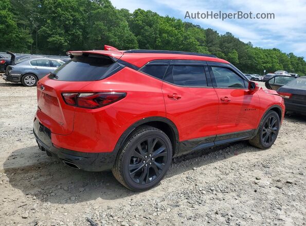 3GNKBKRSXLS618062 2020 CHEVROLET BLAZER Red Tył prawy