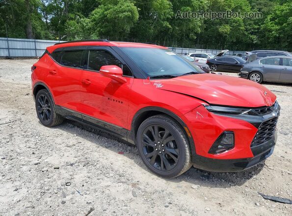 3GNKBKRSXLS618062 2020 CHEVROLET BLAZER Red Przód prawy