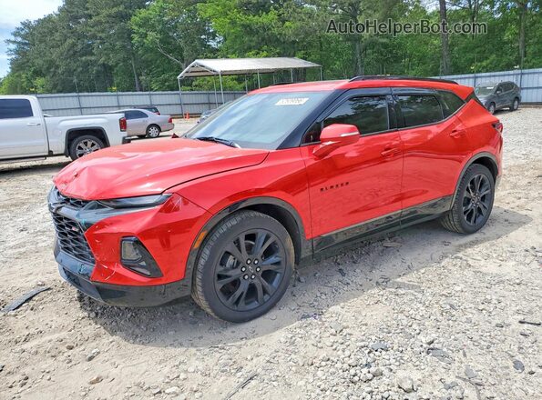 3GNKBKRSXLS618062 2020 CHEVROLET BLAZER Red Przód lewy