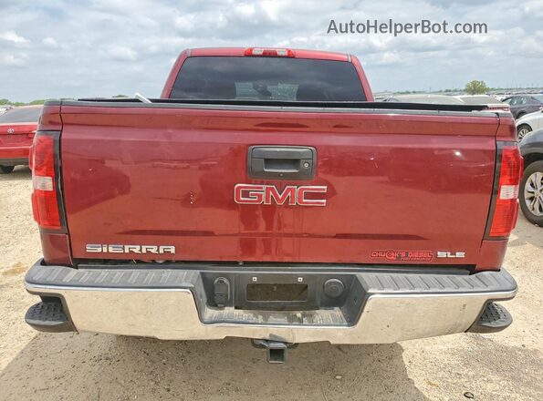 3GTP1MEC6GG341530 2016 GMC SIERRA Burgundy Вид ззаду