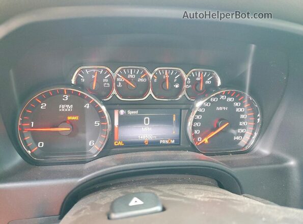 3GTP1NEC0GG312935 2016 GMC SIERRA Gray Widok zestawu wskaźników