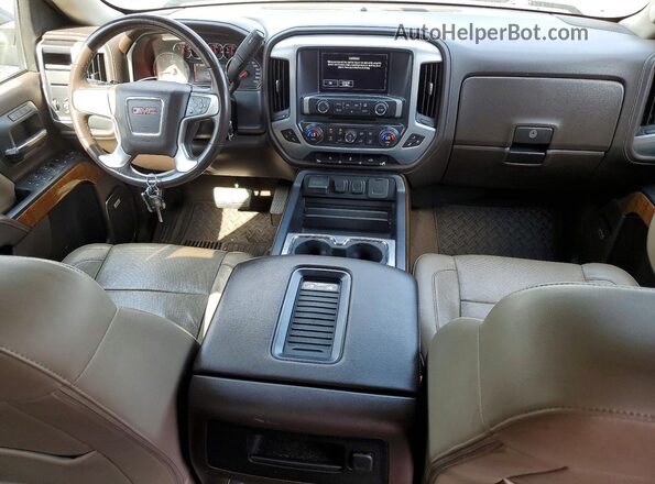 3GTP1NEC0GG312935 2016 GMC SIERRA Gray Widok deski rozdzielczej