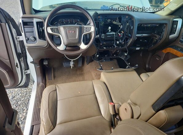 3GTP1NEC4JG257171 2018 GMC SIERRA Белый Вид панели приборов