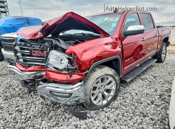 3GTP1NEC4JG555106 2018 GMC SIERRA Красный Передняя левая четверть