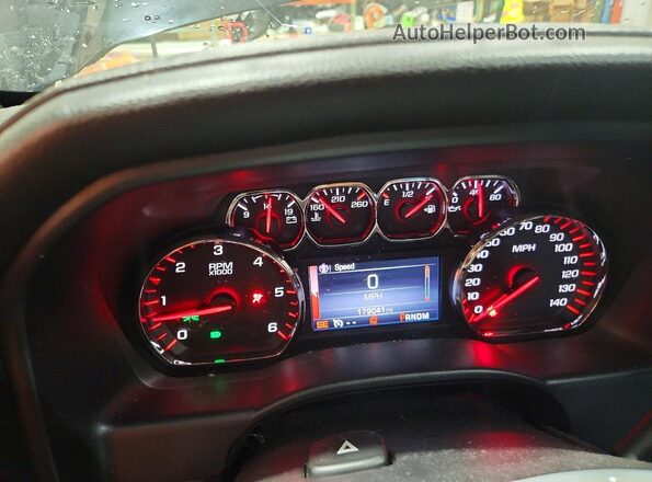 3GTP1NEC8GG322063 2016 GMC SIERRA Black Вид щитка приладів