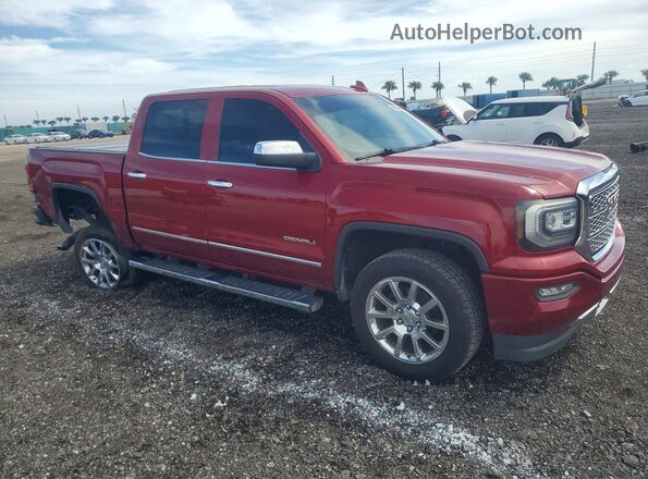 3GTP1PEC6JG571187 2018 GMC SIERRA Красный Передняя правая четверть