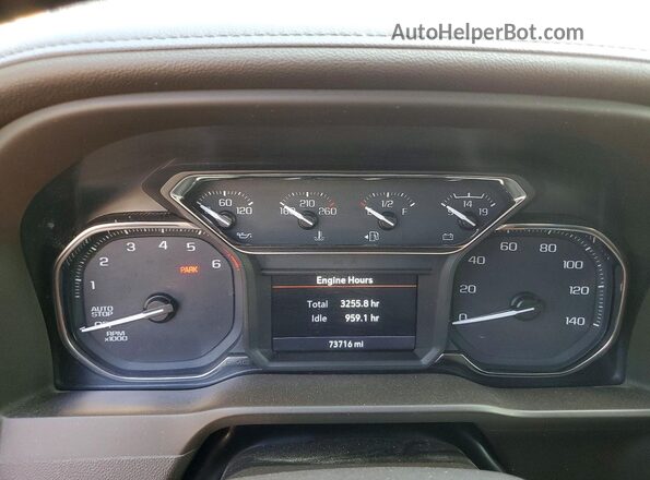3GTP8DED5LG239408 2020 GMC SIERRA Black ხელსაწყოთა პანელის ხედი