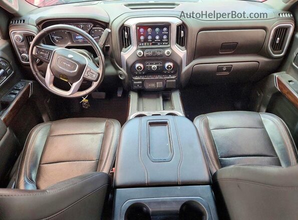 3GTP8DED6KG309920 2019 GMC SIERRA Красный Вид панели приборов