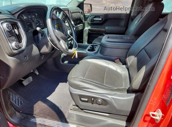 3GTP8DED6KG309920 2019 GMC SIERRA Красный Вид салона спереди