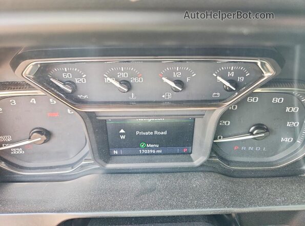 3GTP8DED6KG309920 2019 GMC SIERRA Красный Вид щитка приборов