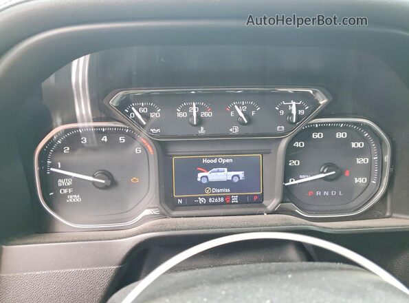 3GTP9CEKXMG315146 2021 GMC SIERRA Серый Вид щитка приборов