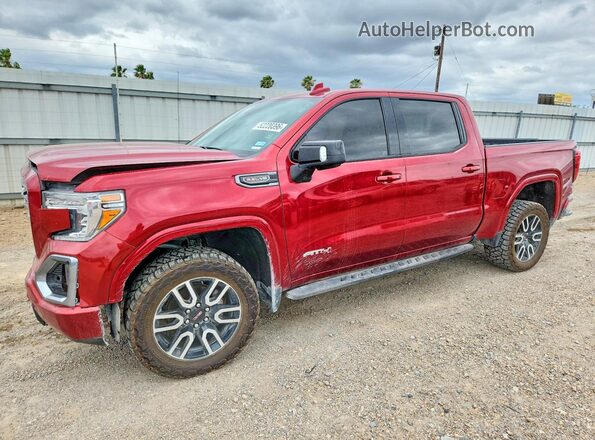 3GTP9EEL5NG159832 2022 GMC SIERRA Burgundy წინა მარცხენა ხედი სამი მეოთხედიდან