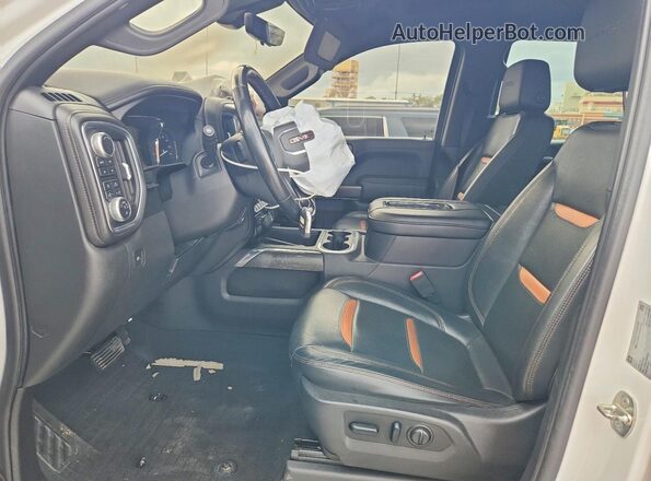 3GTP9EEL6KG191118 2019 GMC SIERRA White Widok wnętrza z przodu