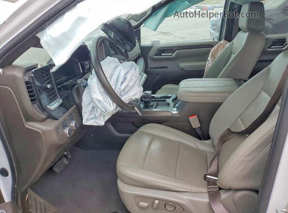 3GTPHDED6RG110568 2024 GMC SIERRA White წინა სალონის ხედი