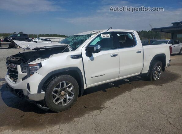 3GTPHDED6RG110568 2024 GMC SIERRA White წინა მარცხენა ხედი სამი მეოთხედიდან