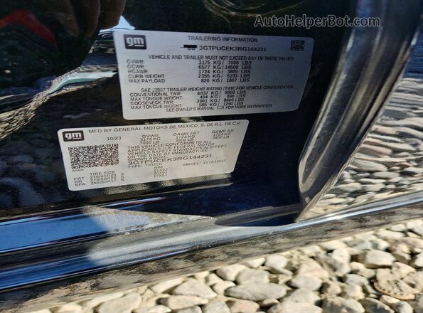 3GTPUCEK3RG144231 2024 GMC SIERRA Black Вид підкапотного простору