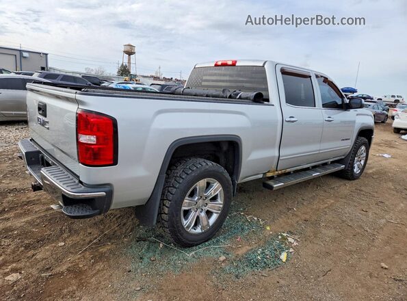 3GTU2MEC4GG244052 2016 GMC SIERRA Серебряный Задняя правая четверть