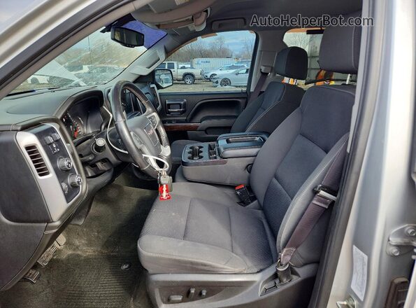 3GTU2MEC4GG244052 2016 GMC SIERRA Серебряный Вид салона спереди