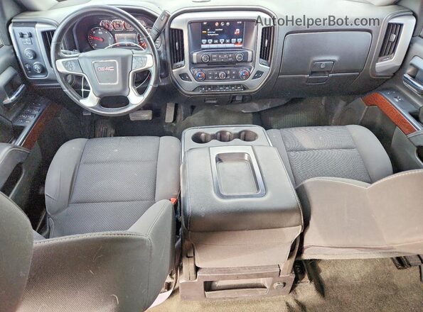 3GTU2MEC4GG244052 2016 GMC SIERRA Серебряный Вид панели приборов