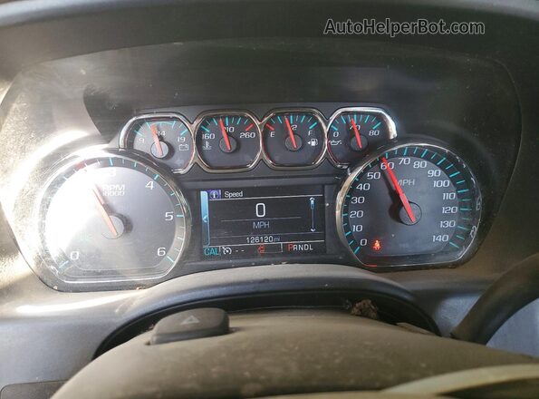 3GTU2MEC7HG426619 2017 GMC SIERRA Черный Вид щитка приборов