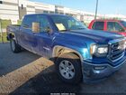 2016 Gmc Sierra K1500 Sle Blue vin: 3GTU2MECXGG156526