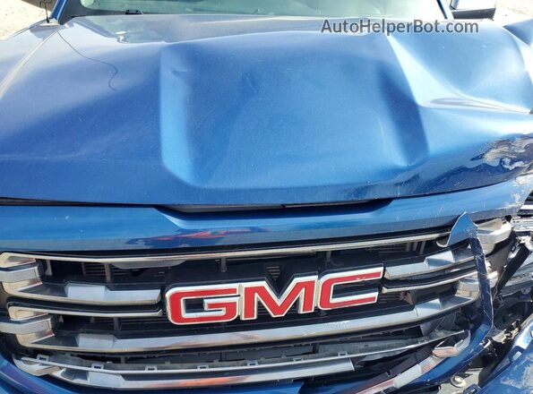 3GTU2NEC0GG307377 2016 GMC SIERRA Blue Вид задньої частини салону
