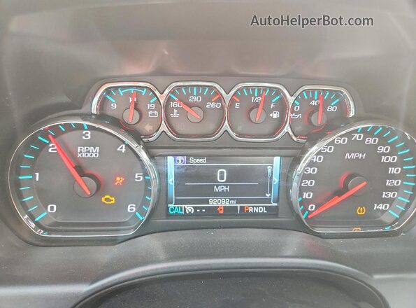 3GTU2NEC4HG164077 2017 GMC SIERRA Silver Widok zestawu wskaźników
