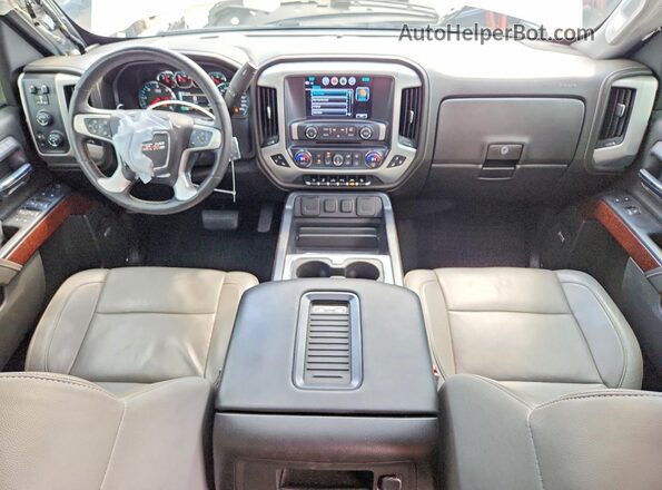 3GTU2NEC4HG164077 2017 GMC SIERRA Silver Widok deski rozdzielczej