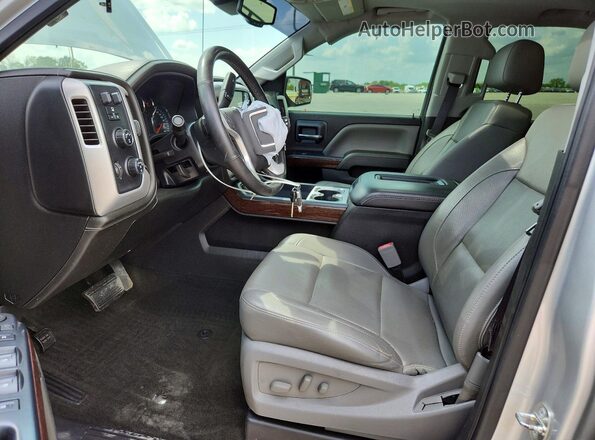 3GTU2NEC4HG164077 2017 GMC SIERRA Silver Widok wnętrza z przodu