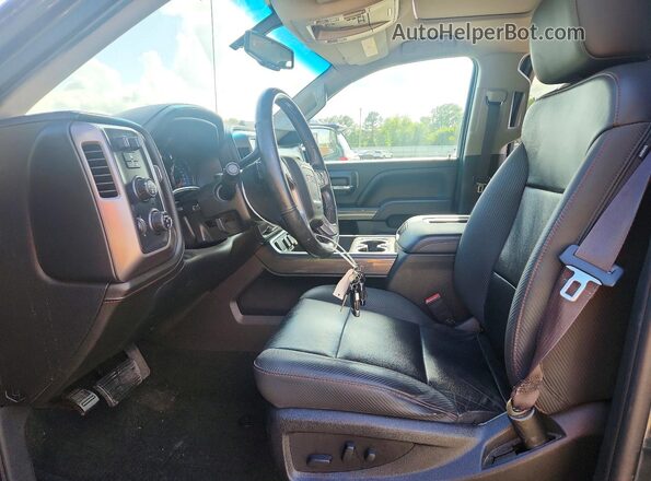 3GTU2NEC4HG411503 2017 GMC SIERRA Синий Вид салона спереди