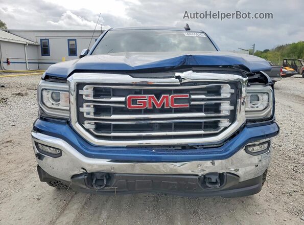 3GTU2NEC6JG537612 2018 GMC SIERRA Синий Вид спереди