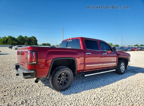 3GTU2NEC7JG477372 2018 GMC SIERRA Красный Задняя правая четверть