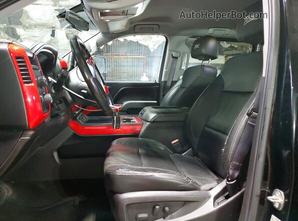3GTU2NEC8HG158301 2017 GMC SIERRA Black წინა სალონის ხედი