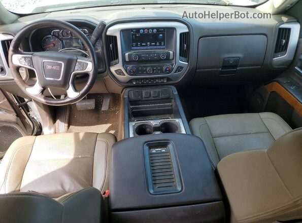 3GTU2NECXHG311275 2017 GMC SIERRA White Вид панелі приладів