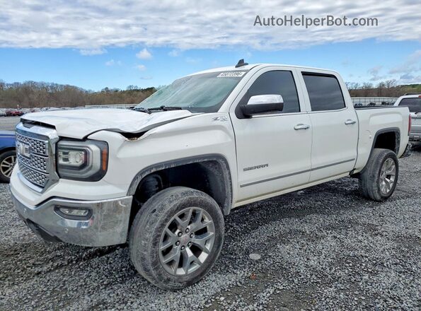3GTU2NECXHG374084 2017 GMC SIERRA Белый Передняя левая четверть