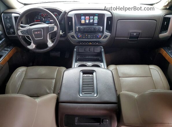 3GTU2NECXHG374084 2017 GMC SIERRA Белый Вид панели приборов
