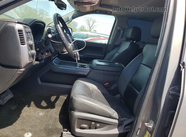 3GTU2NEJ8HG347318 2017 GMC SIERRA Серый Вид салона спереди