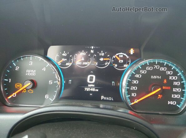 3GTU2PEC1HG509982 2017 GMC SIERRA Black ხელსაწყოთა პანელის ხედი