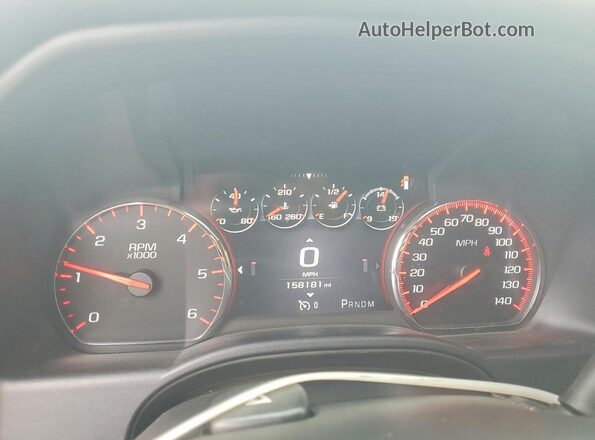 3GTU2PEC4GG263976 2016 GMC SIERRA Black Вид щитка приладів