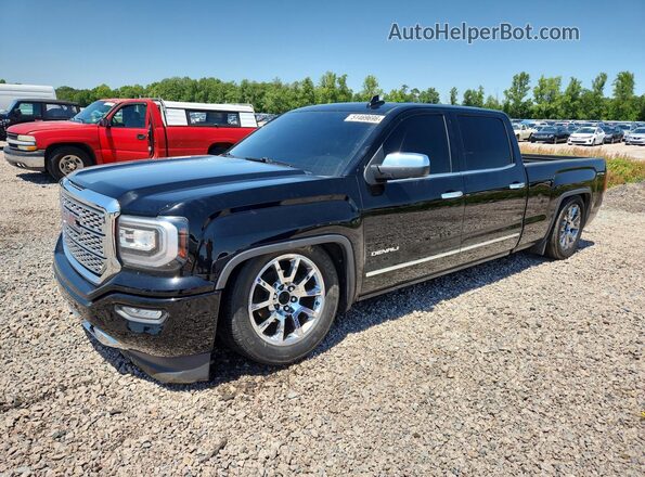 3GTU2PEC7HG348022 2017 GMC SIERRA Black წინა მარცხენა ხედი სამი მეოთხედიდან