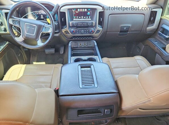 3GTU2PEJ2HG289962 2017 GMC SIERRA Синий Вид панели приборов