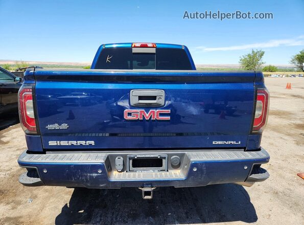 3GTU2PEJ2HG289962 2017 GMC SIERRA Синий Вид сзади