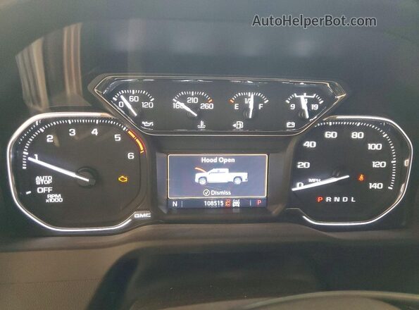 3GTU9DET3NG216414 2022 GMC SIERRA White Widok zestawu wskaźników