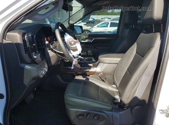 3GTUUCE8XRG360472 2024 GMC SIERRA White Widok wnętrza z przodu