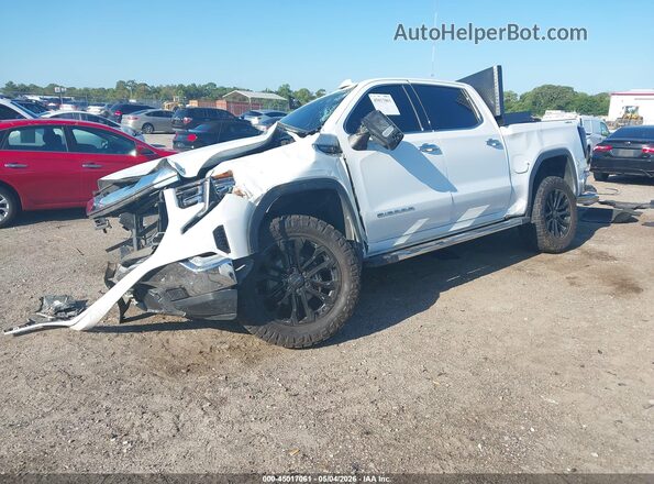 3GTUUDED3NG606596 2022 GMC SIERRA Белый Передняя левая четверть