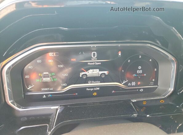 3GTUUDEL0RG255918 2024 GMC SIERRA Черный Вид щитка приборов