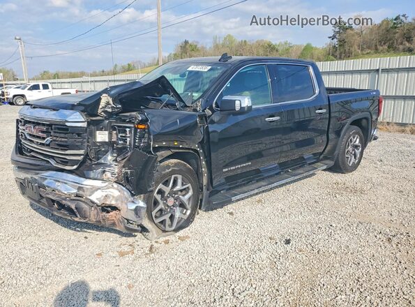 3GTUUDEL0RG255918 2024 GMC SIERRA Черный Передняя левая четверть