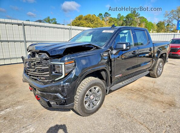 3GTUUEE84RG289877 2024 GMC SIERRA Black Առջևի ձախ երեք քառորդ տեսարան