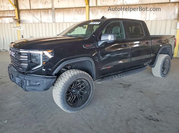 3GTUUFEL3TG166329 2026 GMC SIERRA Black წინა მარცხენა ხედი სამი მეოთხედიდან